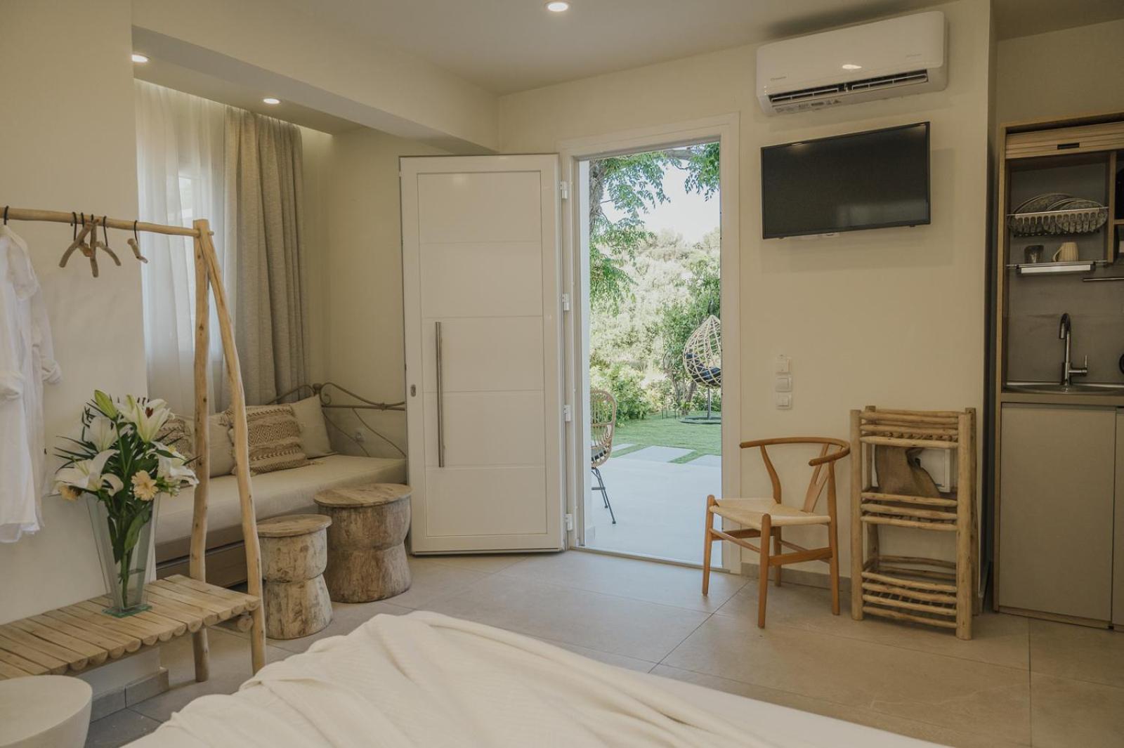 Le Jardin Apartments Kampos Marathokampou Luaran gambar