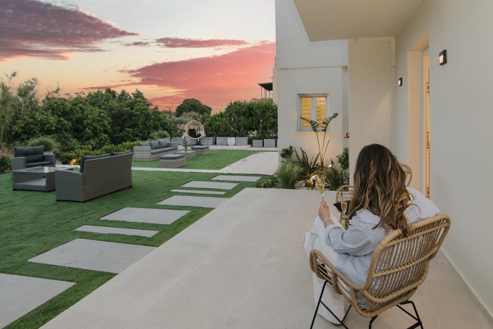 Le Jardin Apartments Kampos Marathokampou Luaran gambar