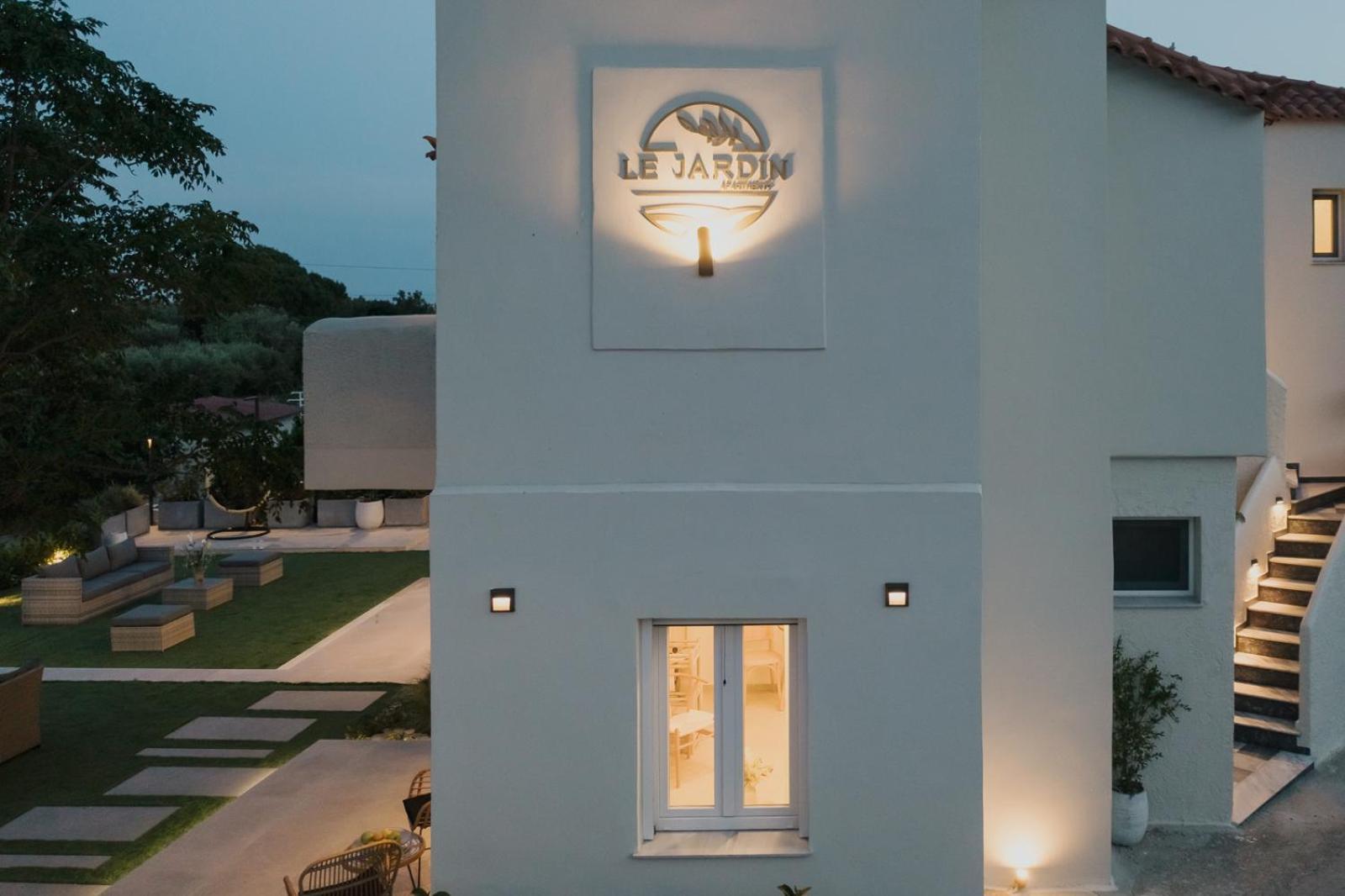 Le Jardin Apartments Kampos Marathokampou Luaran gambar